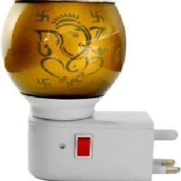 Electric Kapoor Dani for Home,Office with On/Off Switch & Night Lamp Plastic Incense Holder-image-44