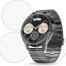 MOKPLZ Screen Guard for PEBBLE CARBON SMARTWATCH-8