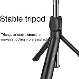 BUFONA Desktop Bluetooth Selfie Stick Tripod Mobiles Video Stand Gimbal Mobile Holder Tripod, Tripod Ball Head, Tripod Bracket, Tripod Clamp, Tripod Kit, Monopod, Monopod Kit image 5