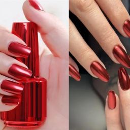 new Metallic Nail Polish Mirror Effect RED. RED-image-101