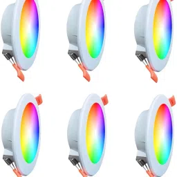 Allfa color 9W 7in1 color ceiling lamp Pack OF 6 Chandelier Ceiling Lamp-16