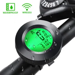 shivexim Universal Waterproof Bicycle Speedomet LCD Power Meter Wireless Cyclocomputer image 3