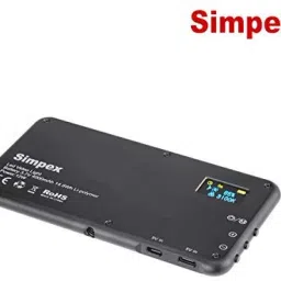Simpex LED 180 Portable Compact Video LED Light with Built in 4000mAh battery 95 lx Camera LED Light image 2