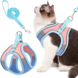 Cat Harness with Cat Leash for Walking,Cat Vest Harness Cat Harness & Leash-image-3