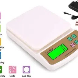 CHHOKRA SF 400A Digital Electronic weighing machine 10Kg Kitchen and charging adaptor Weighing Scale-33