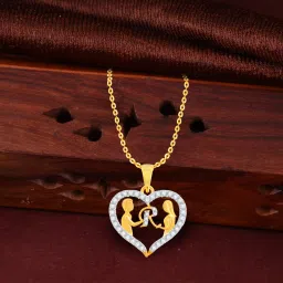 Couple Pendant "R" Letter Gold plated Valentine alphabet Cubic Zirconia Pendant Gold-plated Cubic Zirconia Brass Pendant-image-14