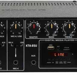 KTA-85U PA Amplifier with Bluetooth, USB Player, 4 Mic Input 80 W AV Power Amplifier-picture-16