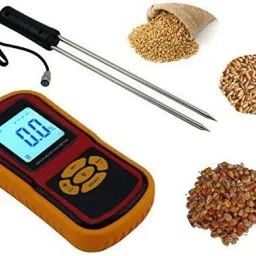 real instruments 8 IN 1 Digital Grain Moisture Meter Tester GMM-640 For 8 Type Of Grains pH Testers image 5