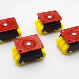 Heavy Sixer 2inch Poly carbonate Wheels and Top Plate Rotating 360 Degree Swivel Furniture Caster-image-24