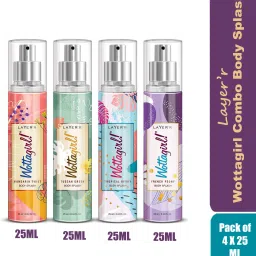 Wottagirl Body Splash Combo Set (Pack of 4 X 25 ML) Body Spray - For Women-45