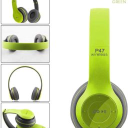 BEST BRAND P47 Foldable Wireless Gaming/Gym/Dynamic Bass Sound Headphone Bluetooth Headset-image-97