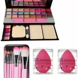 Tya 6155 Makeup kit & 7 Pcs kitty Brus@ with 2pcs Puff-28