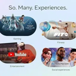 META Quest 3S 128GB VR Console for Unmatched VR Gaming High-Resolution Display Lightweight, Comfortable Design 128 GB with All-in-One Virtual Reality Experience image 4