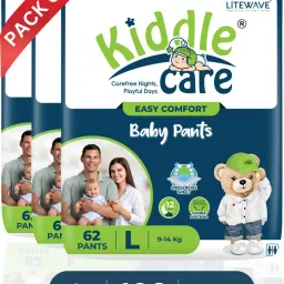 Easy Comfort Baby Diaper Pants | Large (L) | 9-14 Kg | Pack of 3 - L-image-66