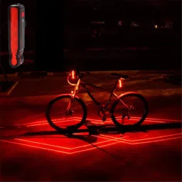 Fancy laser Spot+Tail Lights, USB Rechargeable, For Bicycles, Scooters, Skateboard LED Spot Light-27