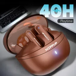hoppup AirDoze Earbuds with 40H , 40MS Low Latency, AI ENC & 5.4v Bluetooth Headset image 3