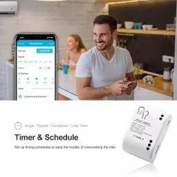 amiciSmart WIFI Smart Switch Relay, Wireless Timer Switch Remote Control AC/DC 7~32V 10A Smart Switch image 5