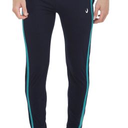 Men Solid Dark Blue Track Pants-image-32