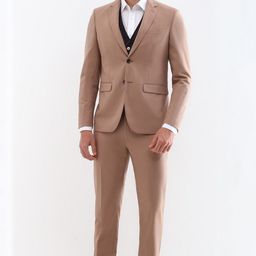 allen solly Men 1 bleazer 1 trouser 1 tie 1 waistcoat Solid Suit-picture-34