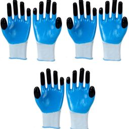 Nitrile Coating Work Safety Gloves, Hand & Fingers Durable & Comfortable Gloves Climbing Gloves-image-29