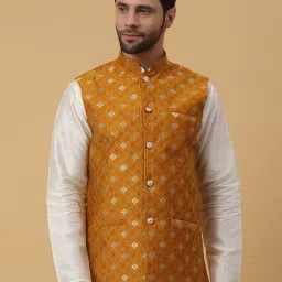 Floral Print Men Waistcoat-image-87
