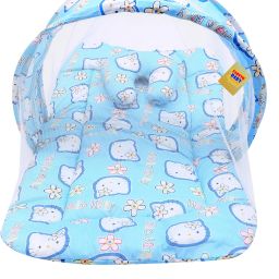 Baby Mosquito Net Bed(0-6 Months) (Blue) Convertible Crib-image-62