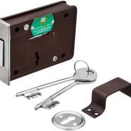 H-0223 Iron Six Lever Godown Lock Set Padlock-17