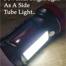 shoptric 75 Watt Laser LED Torch Light For High Rnage Power Zoom With Big SMD As Side Light For More Brightness Torch image 4