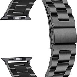 Sacriti Ultra Stainless Steel Metal Chain Strap Band Compatible for i-Watch Series 7 42 mm Metal Watch Strap-image-26