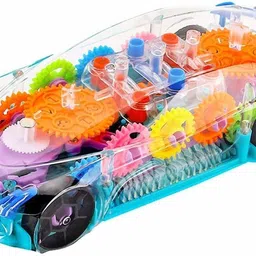 paramount gallery Transparent Musical Concept Racing Car with 3D Flashing LED Lights -A455-picture-29