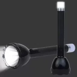 zeno volt Best Quality Rechargeable 3 Mode LED High Power 1000 meter Range Flashlight 8 hrs Torch Emergency Light image 3
