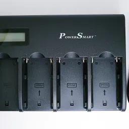 Power Smart NP-F970 4-Channel Digital Camera Battery Charger w/LCD Display for Sony NP-F970 Camera Battery Charger image 3