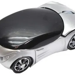 Smart Tech Silver Car Shape Wireless Optical Gaming Mouse image 2