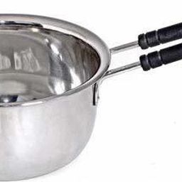 Stainless steel Sauce Pan for Cooking Purpose (Pack of 1) NA Pan 17 cm diameter 1 L capacity-image-51