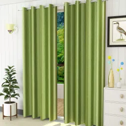 152 cm (5 ft) Polyester Room Darkening Window Curtain (Pack Of 2)-image-2