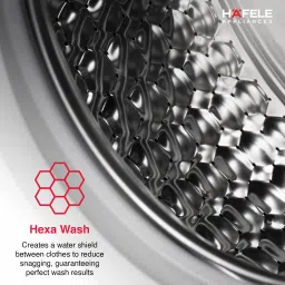 hafele 7 kg Fully Automatic Front Load with In-built Heater Grey image 2