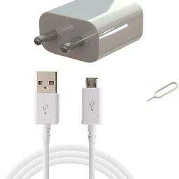 Wall Charger Accessory Combo for Vivo Y15 2019, Vivo Y11 2019,Vivo Y12, Vivo Y15, Vivo Y53, Vivo Y53i, Vivo Y 71, Vivo Y71i, Vivo Y90, Vivo Y91, Vivo Y91, Vivoi Y90, Vivo Y81i, Vivo Y53i Original Adapter Like Wall Charger, Mobile Power Adapter, Fast Charger, Android Smartphone Charger, Battery Charger, High Speed Travel Charger With 1 Meter Micro USB Cable Charging Cable Data Transfer Cable-23