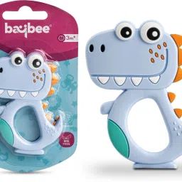 Silicone Teether for Baby, BPA Free 100% Food Grade Silicone Teether for Babies Teether-image-17