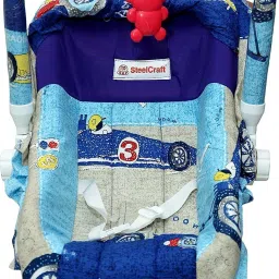 Carry Cot Cum Bouncer - 10 in 1 - Feedinghair, Baby Carrier, Baby Chair, Rocker and Bouncer-image-94