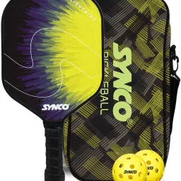 Pickleball Paddle Set | 1 Pickleball Rackets and 2 Pickleballs with Carry Bag | Pickleball Paddle-17