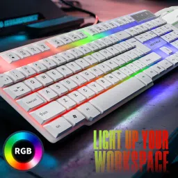 Intex IT-KB334 Wired USB Standard Gaming Keyboard Compatible with Desktop, Laptop, Mac Wired Gaming Keyboard & Mouse IT-KB 334/RGB,Spill resistant, Keyboard and Mouse image 3