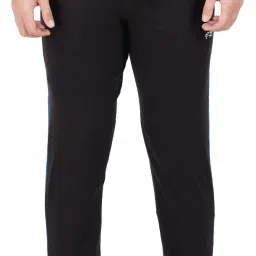 Men Solid Black Track Pants-picture-30
