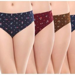 Pack of 4 Women Hipster Multicolor Panty-image-28