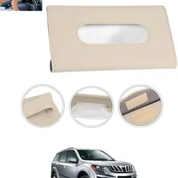 New Excellent Bright Color Beige Rectangle Shape Tissue Box For-321 Vehicle Tissue Dispenser-image-95