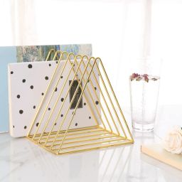 File Rack for Office/Storage Organizer/Bedroom Office Room Metal Open Book Shelf Metal Open Book Shelf-18