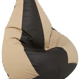 4XL Dual Color Faux Leather Bean Bag for Adults with Premium Comfort Design Teardrop Bean Bag With Bean Filling-image-81