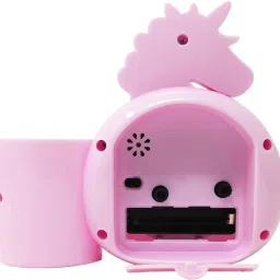 rhinetoys Analog Unicorn Alarm Clock: Loud Bell, Pen Holder, Multicolored Clock image 3