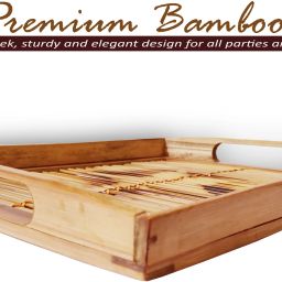 Elegant bamboo tray Tray Serving Set-16