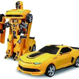Auto Converting Car to Robot Toy with Lights & Sound Transformer Toy for Kids-15