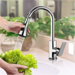 Univesal Kitchen Faucet Extension 3 Function Pull Down Sink Sprayer Faucet Nozzle-image-6
